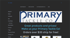 Desktop Screenshot of primarytackle.com